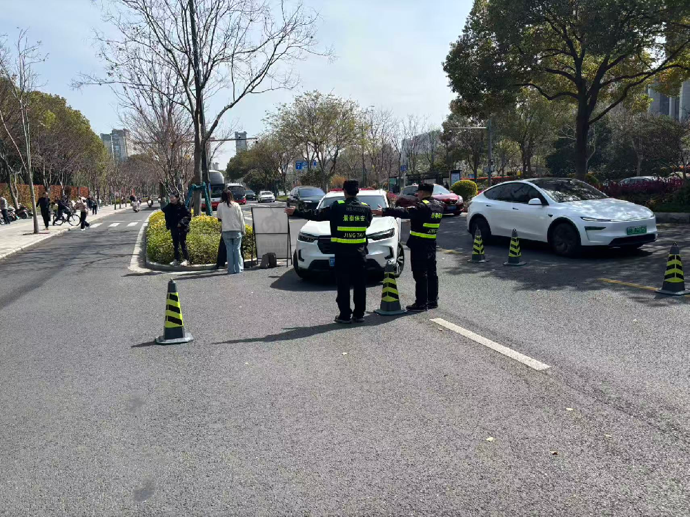 樱海守序，平安相伴——景泰全力护航金匮公园樱花节